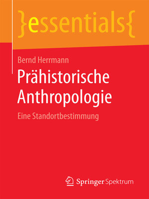 cover image of Prähistorische Anthropologie
